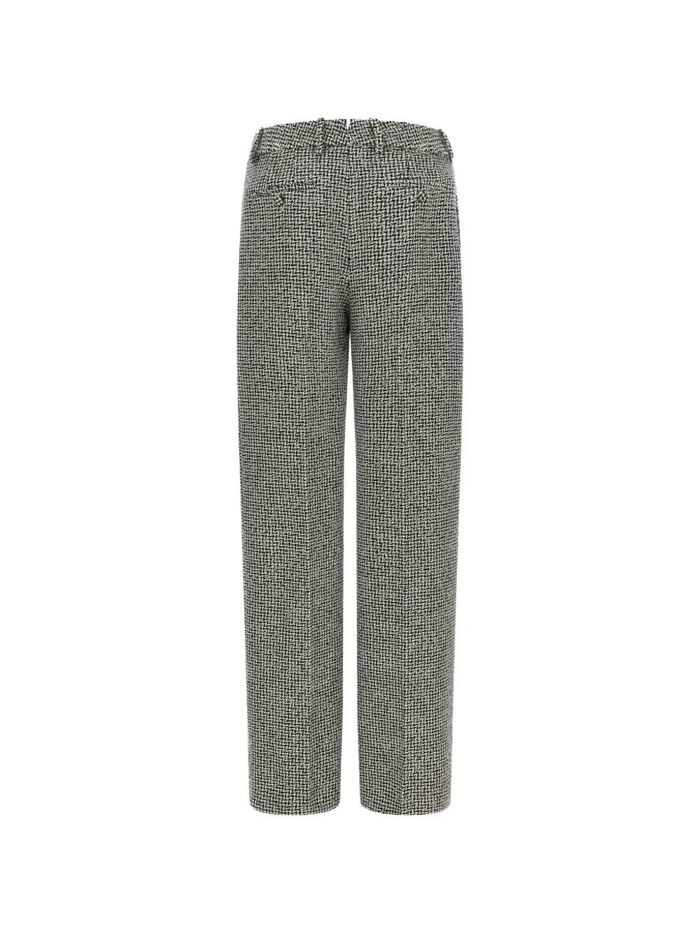 TOM FORD Broek met pied-de-poule print Zwart