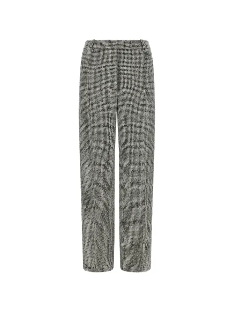 TOM FORD houndstooth straight-leg trousers
