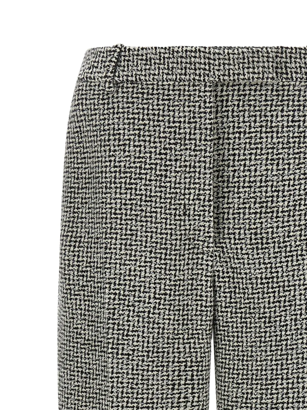 TOM FORD Broek met pied-de-poule print Zwart