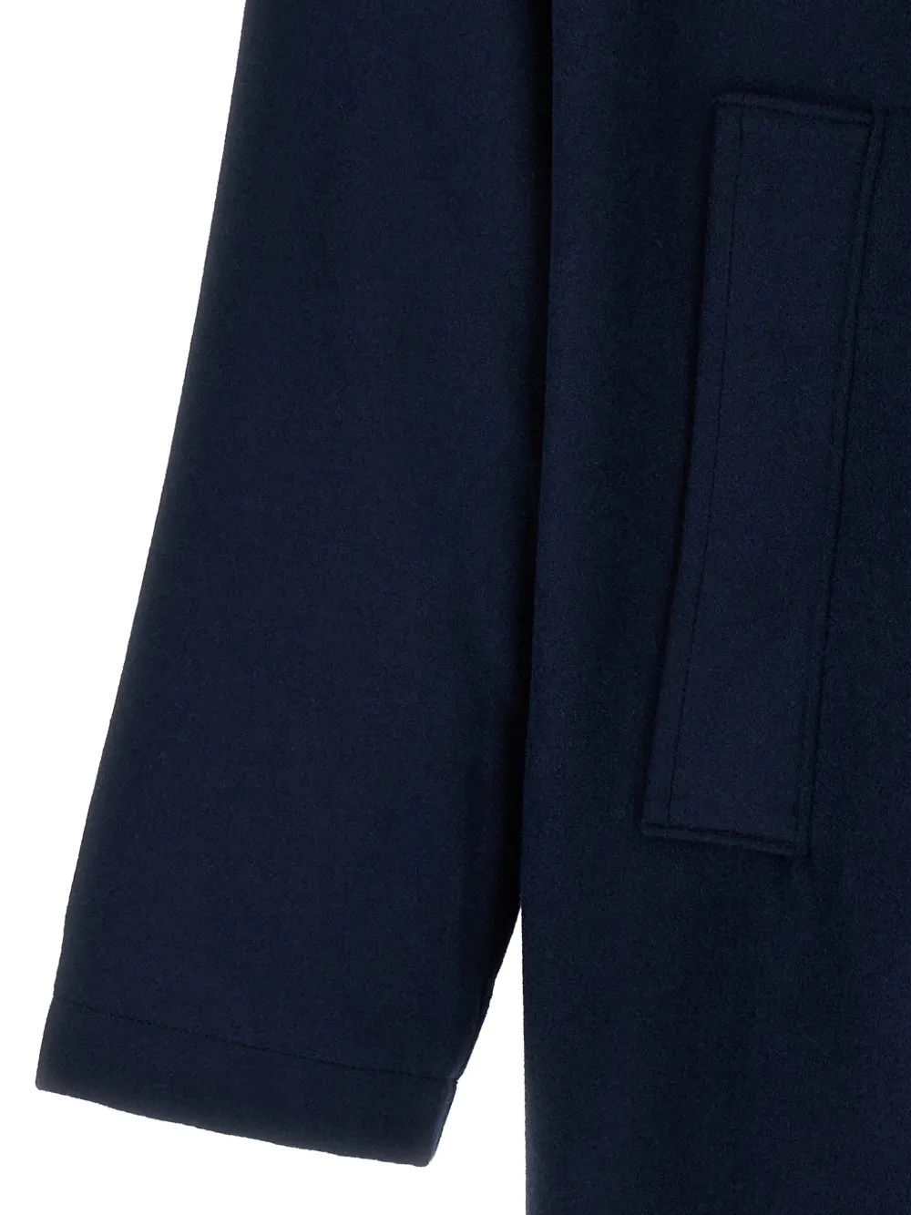 Song For The Mute Jas met patchdetail en geborduurde tekst Blauw