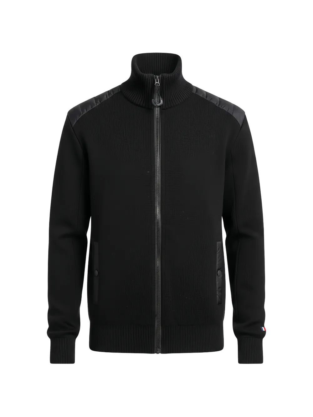 Moncler Grenoble padded-panel knit cardigan