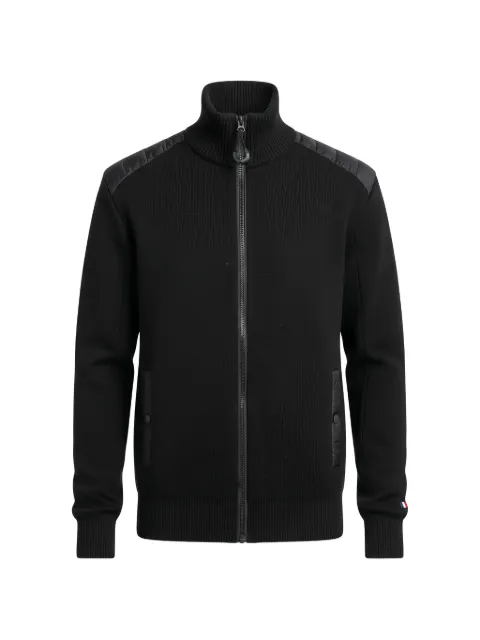 Moncler Grenoble padded-panel knit cardigan