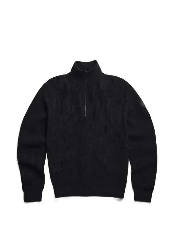 Canada Goose Mckinney Quarter-zip Sweater in Black
