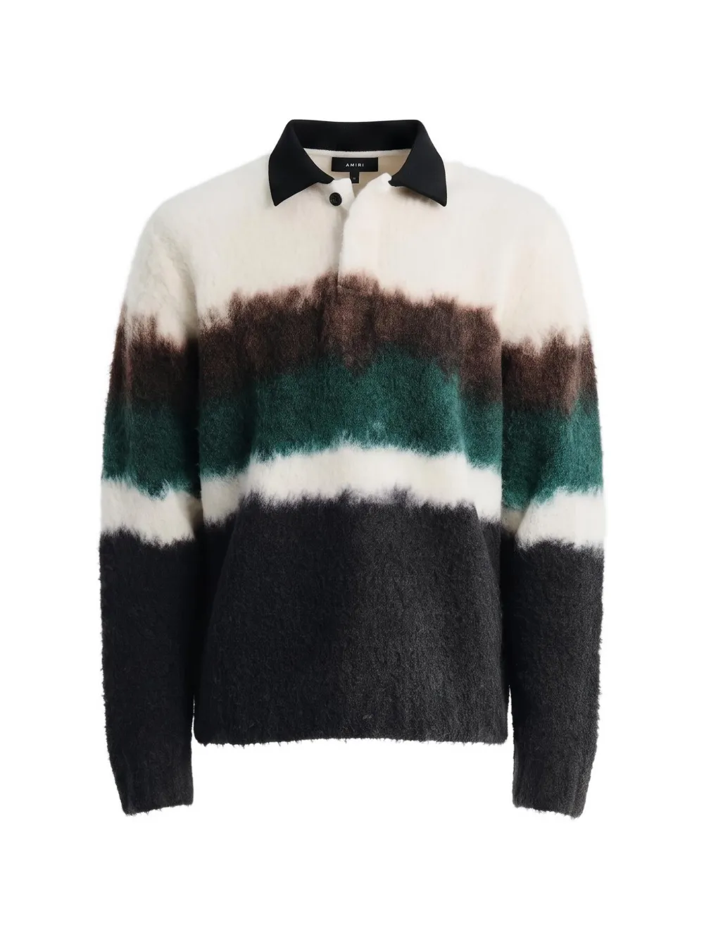 sacai Maglione polo in maglia con tintura Chusen - Toni neutri