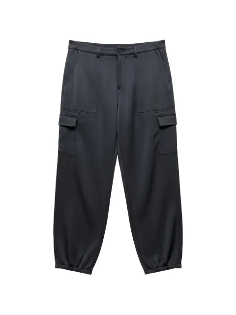 Black Label elasticated-cuff cargo pants