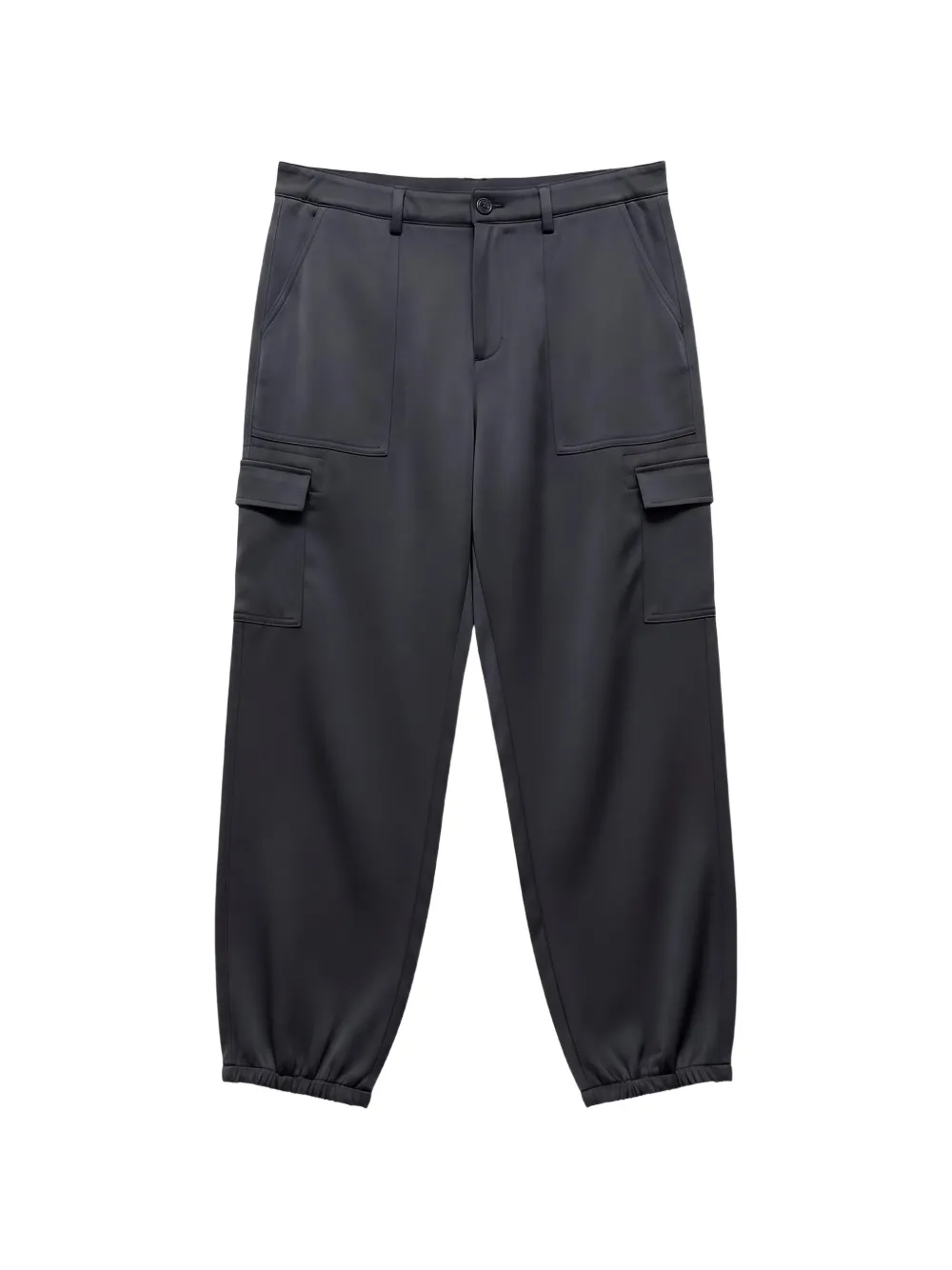 Black Label elasticated-cuff cargo pants - Nero