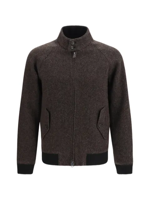 Baracuta G9 herringbone bomber jacket