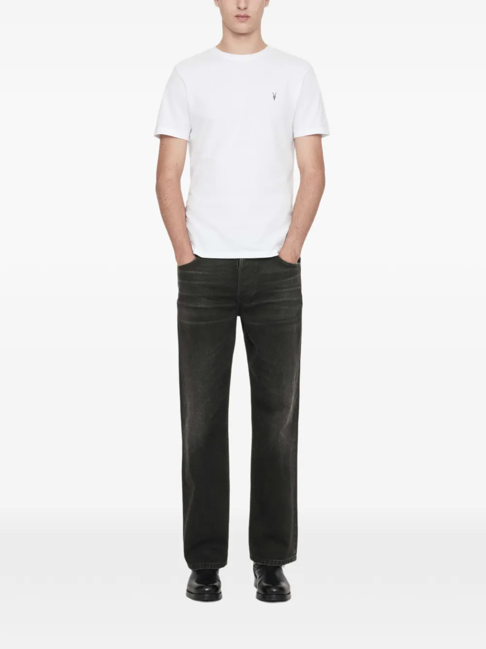 AllSaints Straight jeans Grijs