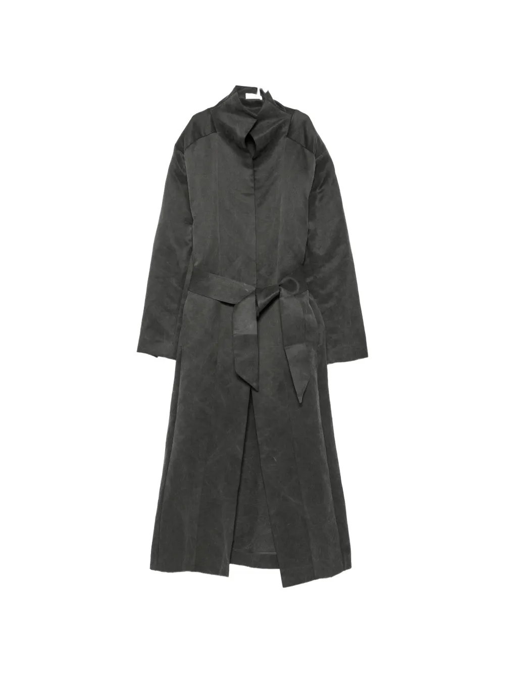 RUOHAN belted shawl-collar coat