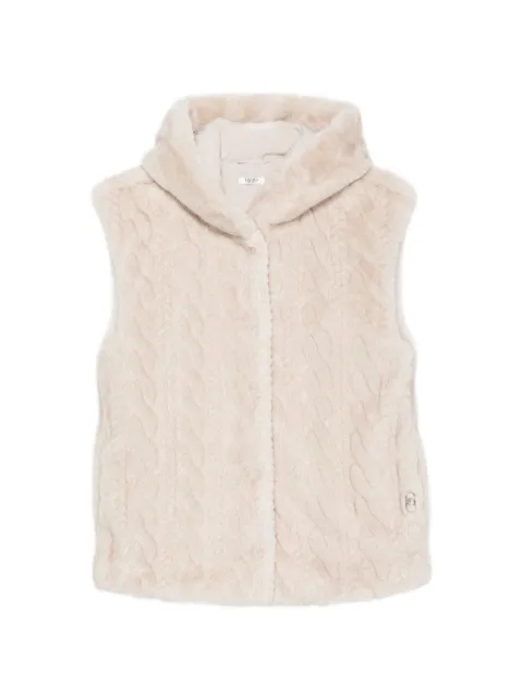 Liu Jo Kids cable-knit  gilet