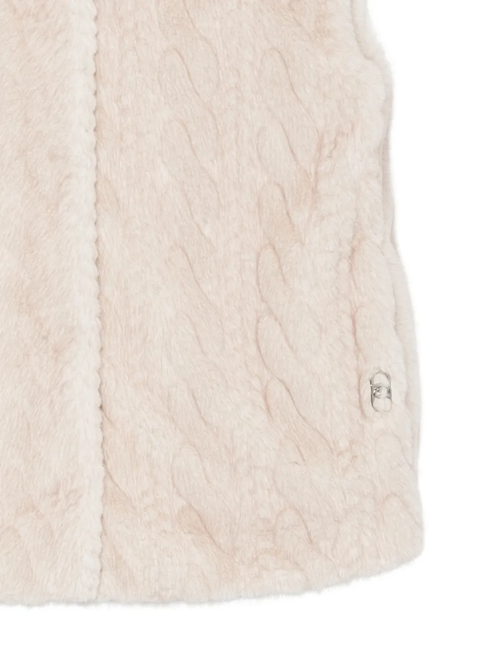 Liu Jo Kids cable-knit gilet Beige