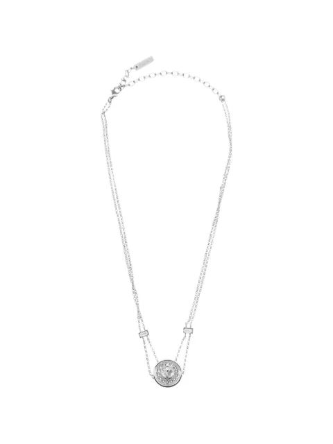Versace bright Medusa crystal necklace