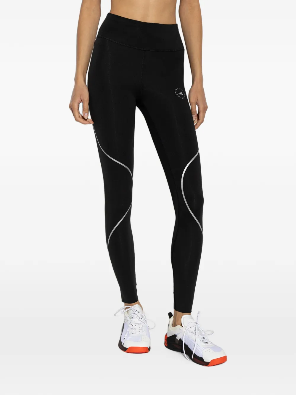 adidas by Stella McCartney Legging met logoprint Zwart