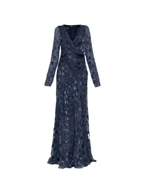 ETRO paisley-print devoré maxi dress
