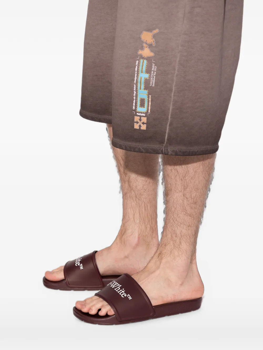 Off-White Bookish sliders Bruin