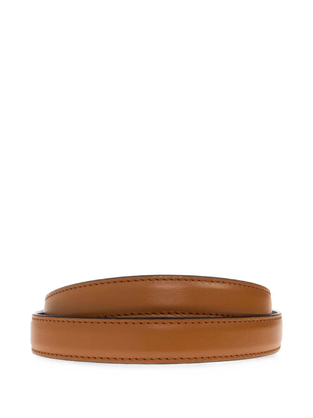 Versace Leren riem Bruin