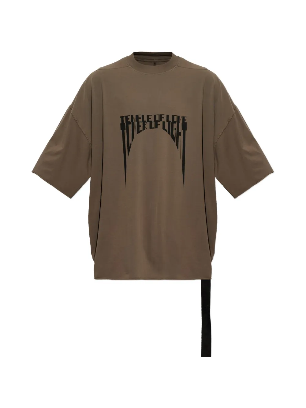 Rick Owens DRKSHDW t-shirt oversize imprimé Tommy - Marron Rick Owens DRKSHDW t-shirt oversize imprimé Tommy - Marron