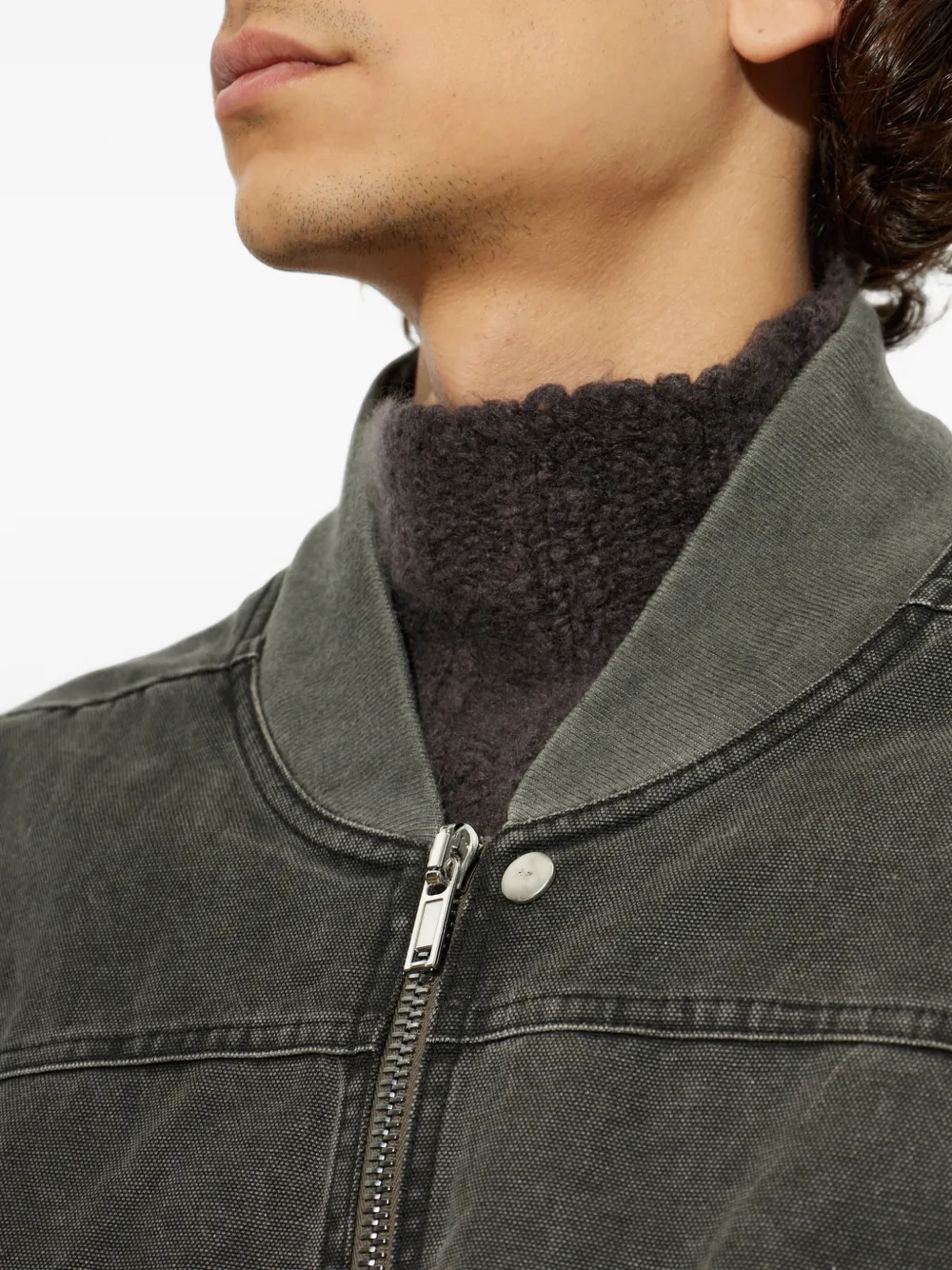 Rick Owens DRKSHDW Jumbo Flight oversized denim gilet Grijs