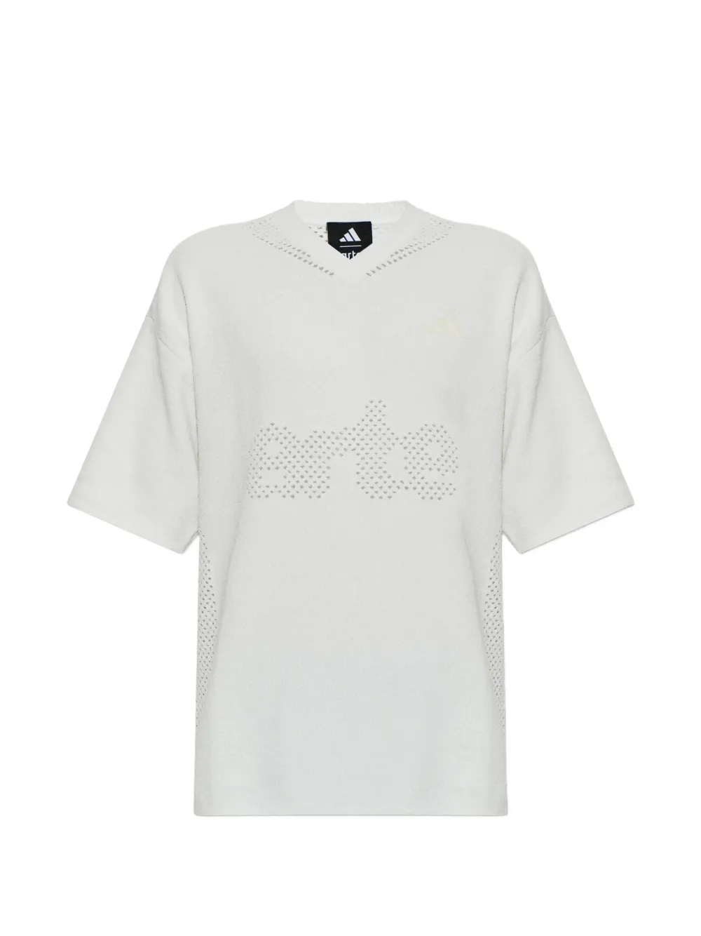 adidas x Arte Antwerp perforated-logo T-shirt - Bianco