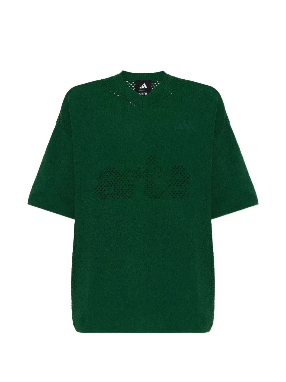 adidas x Arte Antwerp perforated-logo T-shirt - Verde