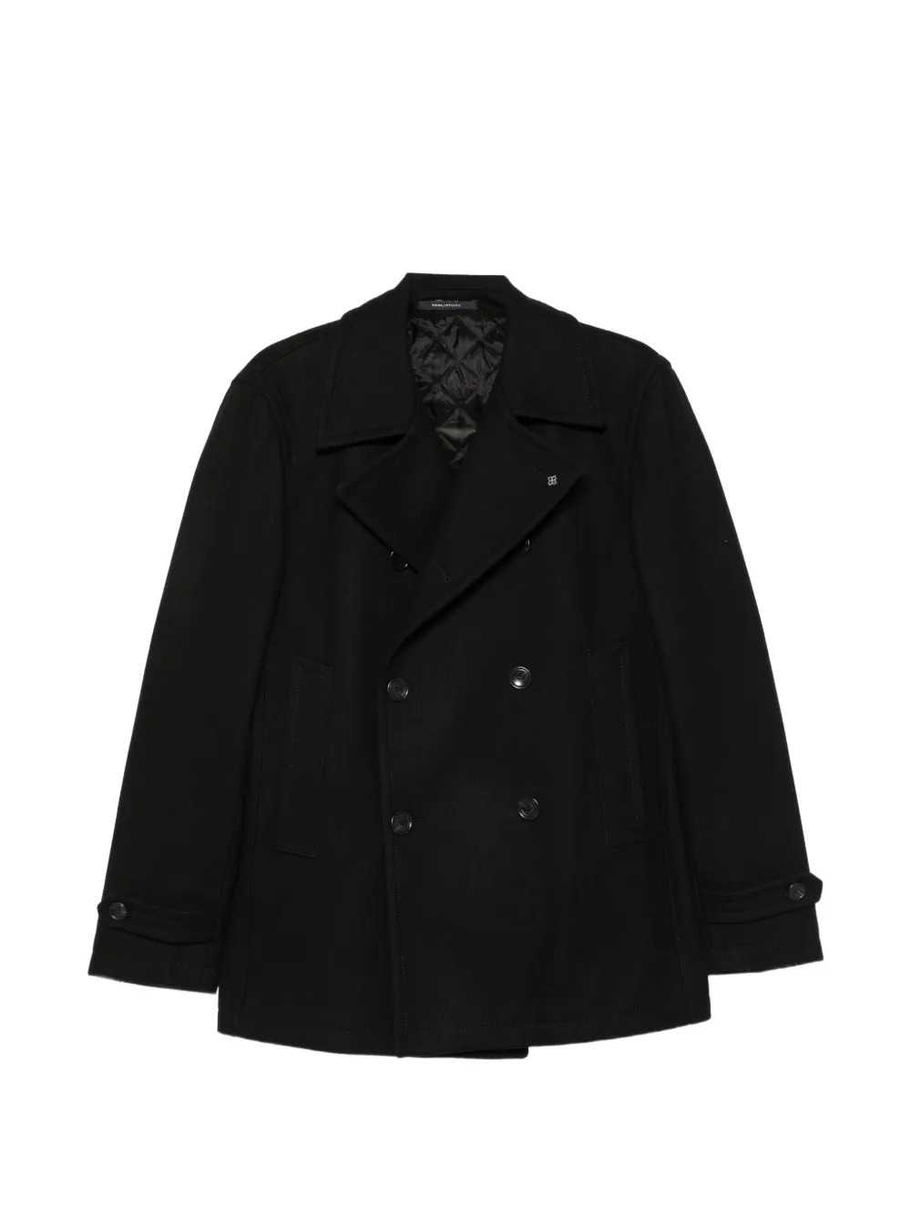 Tagliatore double-breasted peacoat Zwart