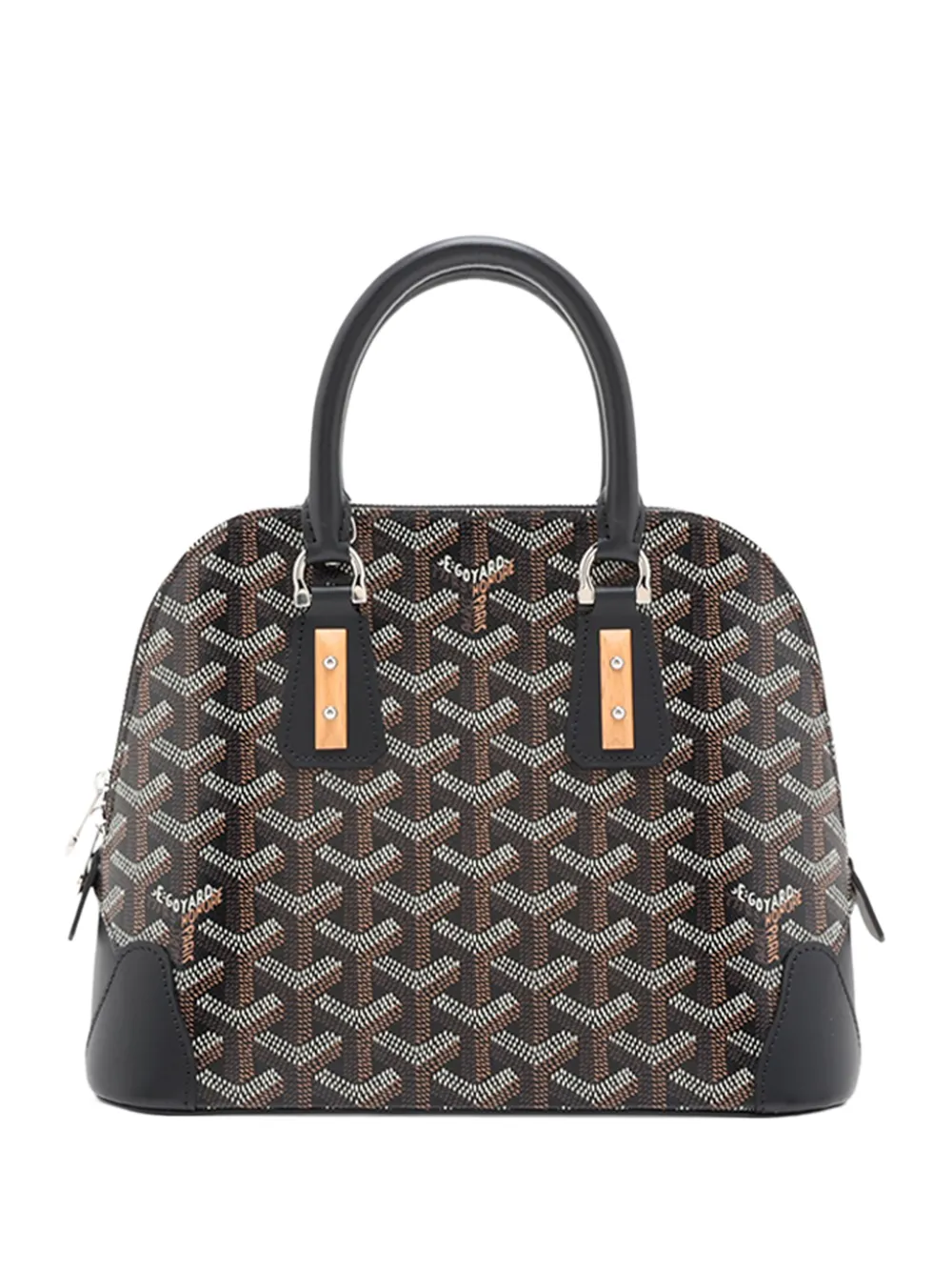 Goyard Pre-Owned sac à main Vendôme Mini en toile Goyardine - Noir