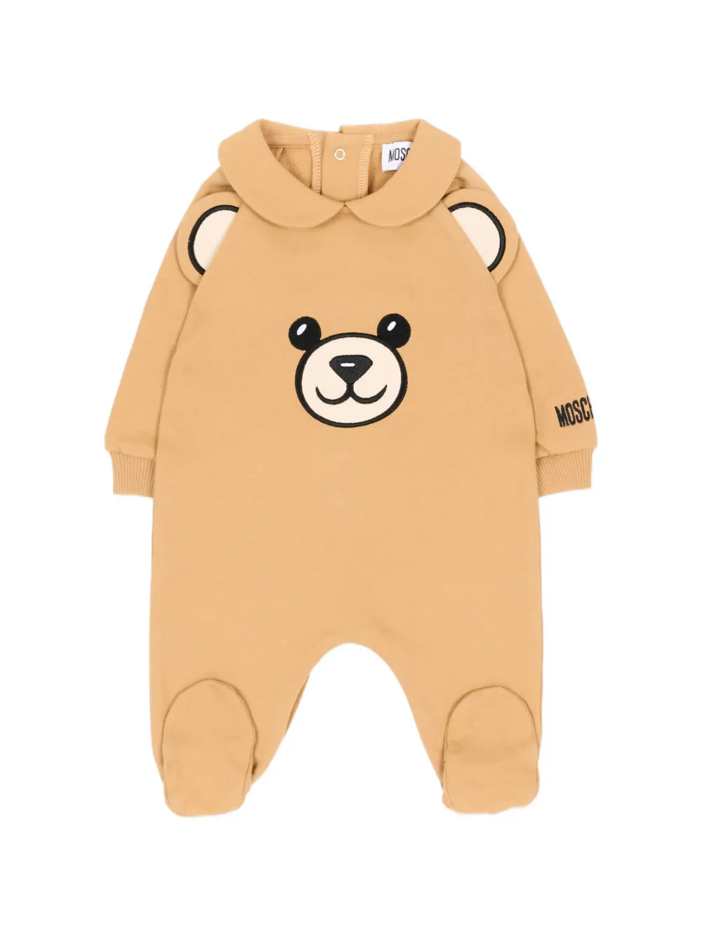 Moschino Kids Teddy Bear sleepsuit - Toni neutri