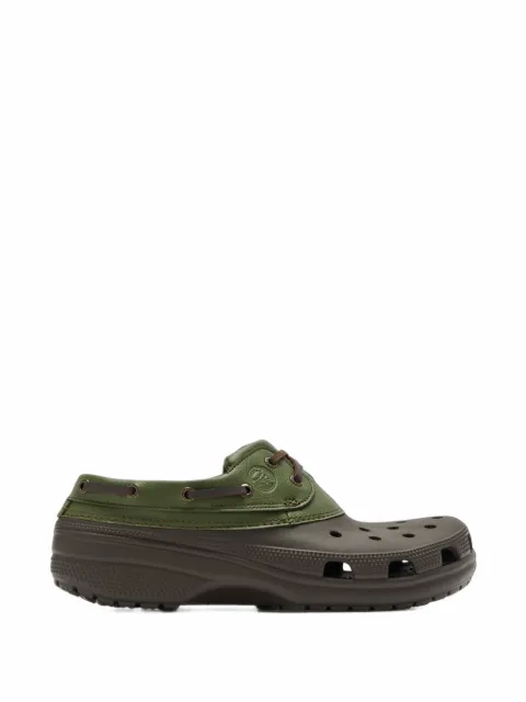 Crocs perforated lace-up mules