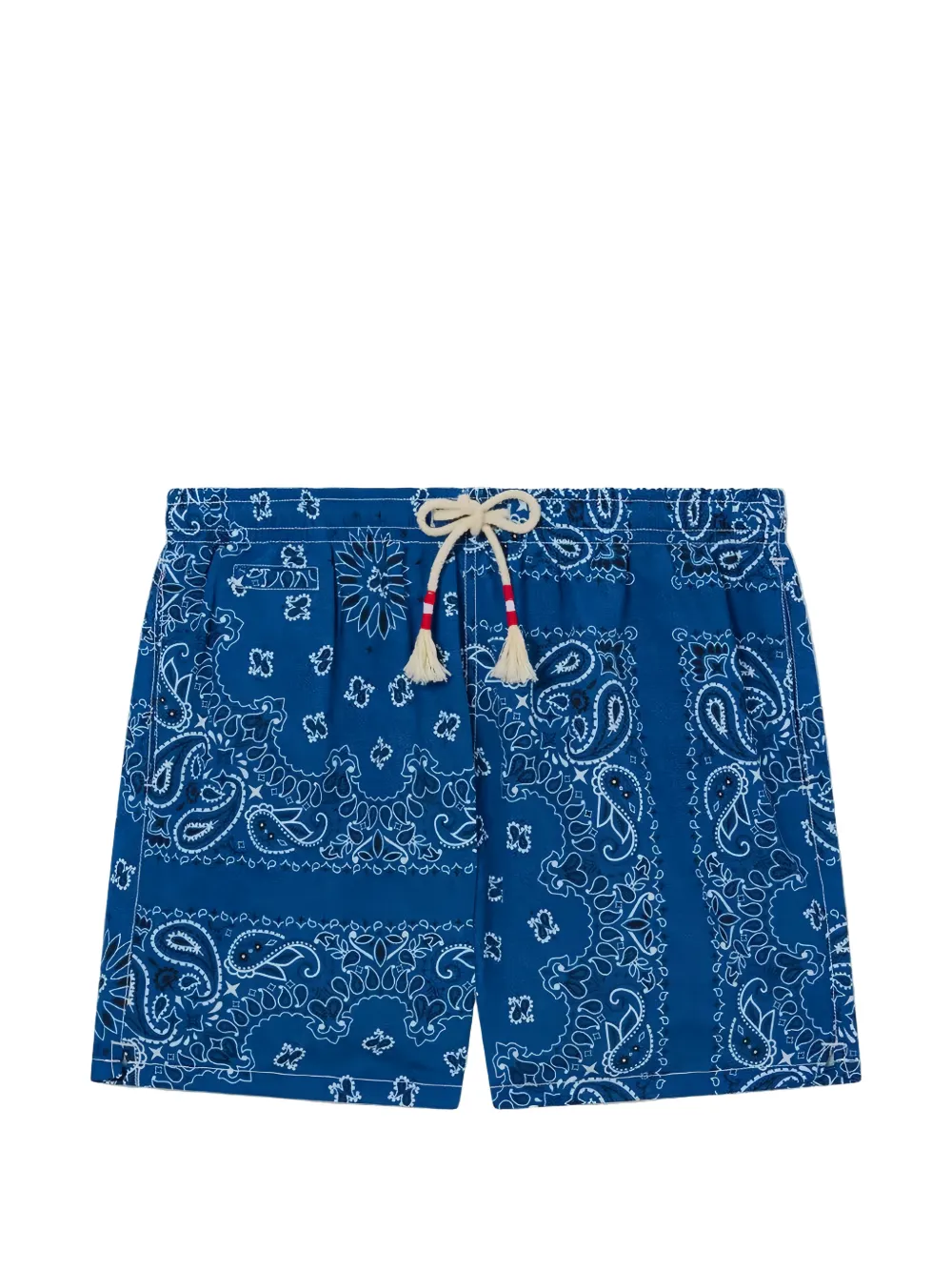 MC2 Saint Barth paisley-print drawstring swim shorts Blauw