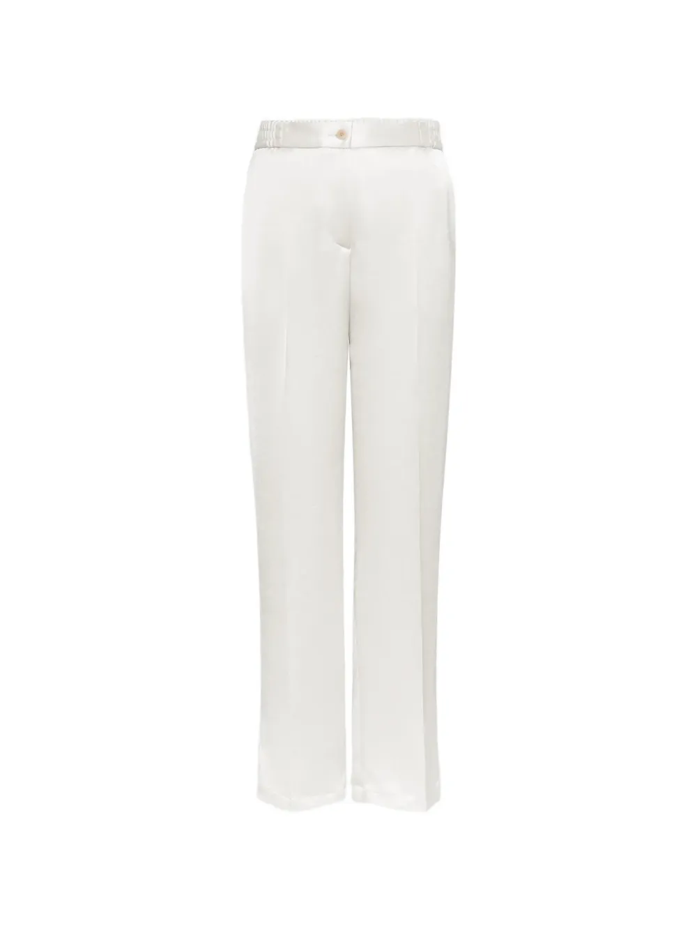 Gerard Darel Amelya satin-finish trousers - Blanc Gerard Darel Amelya satin-finish trousers - Blanc