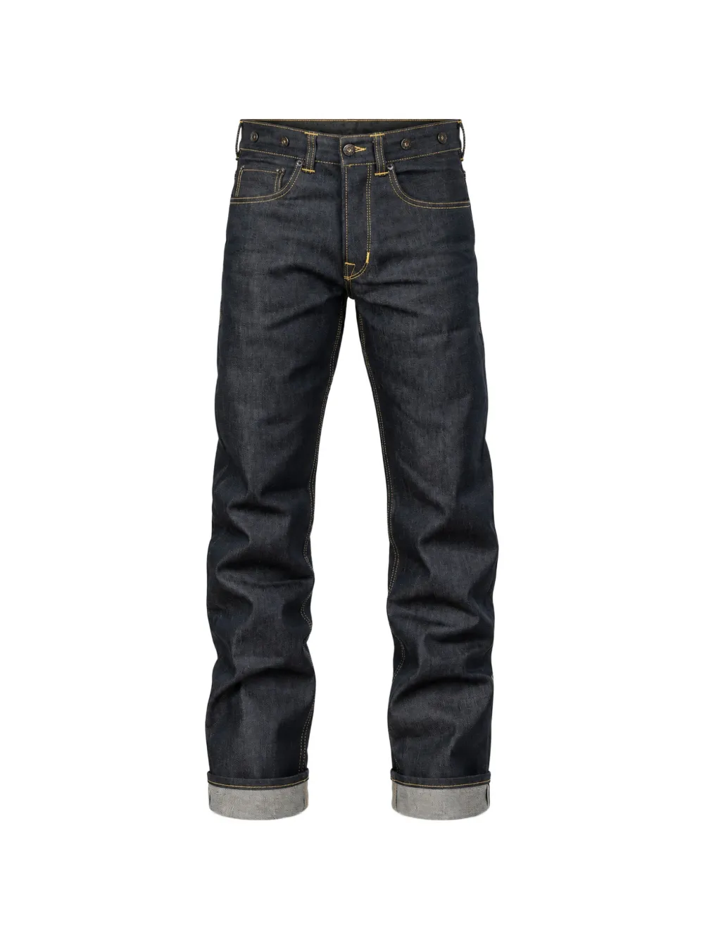 PIKE BROTHERS 1937 Roamer button-detail jeans - Blu