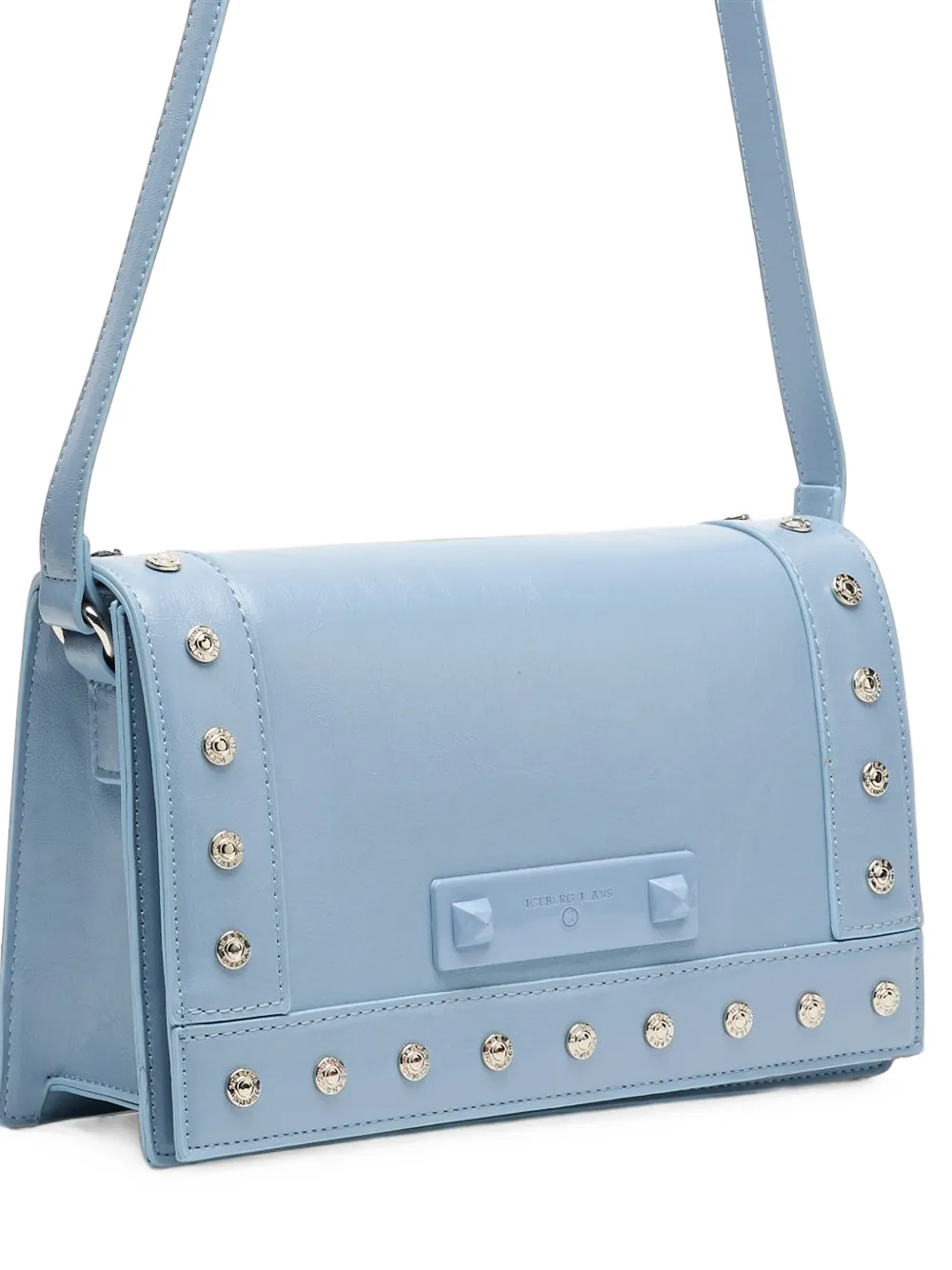 Iceberg Jeans schoudertas verfraaid met studs Blauw