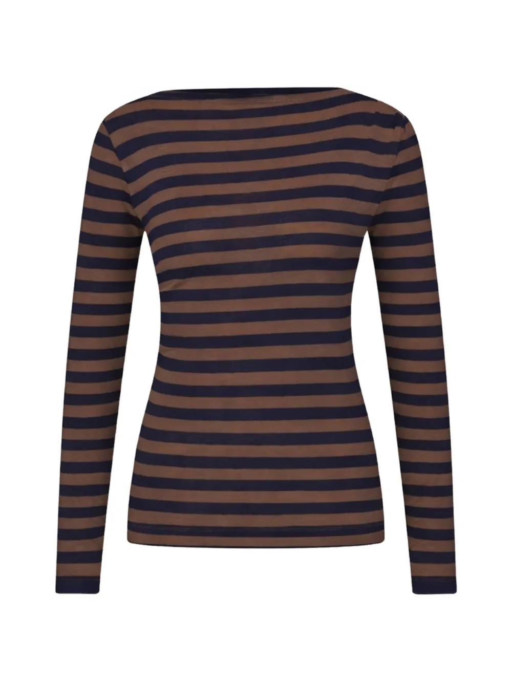 BY FAR Leya striped top