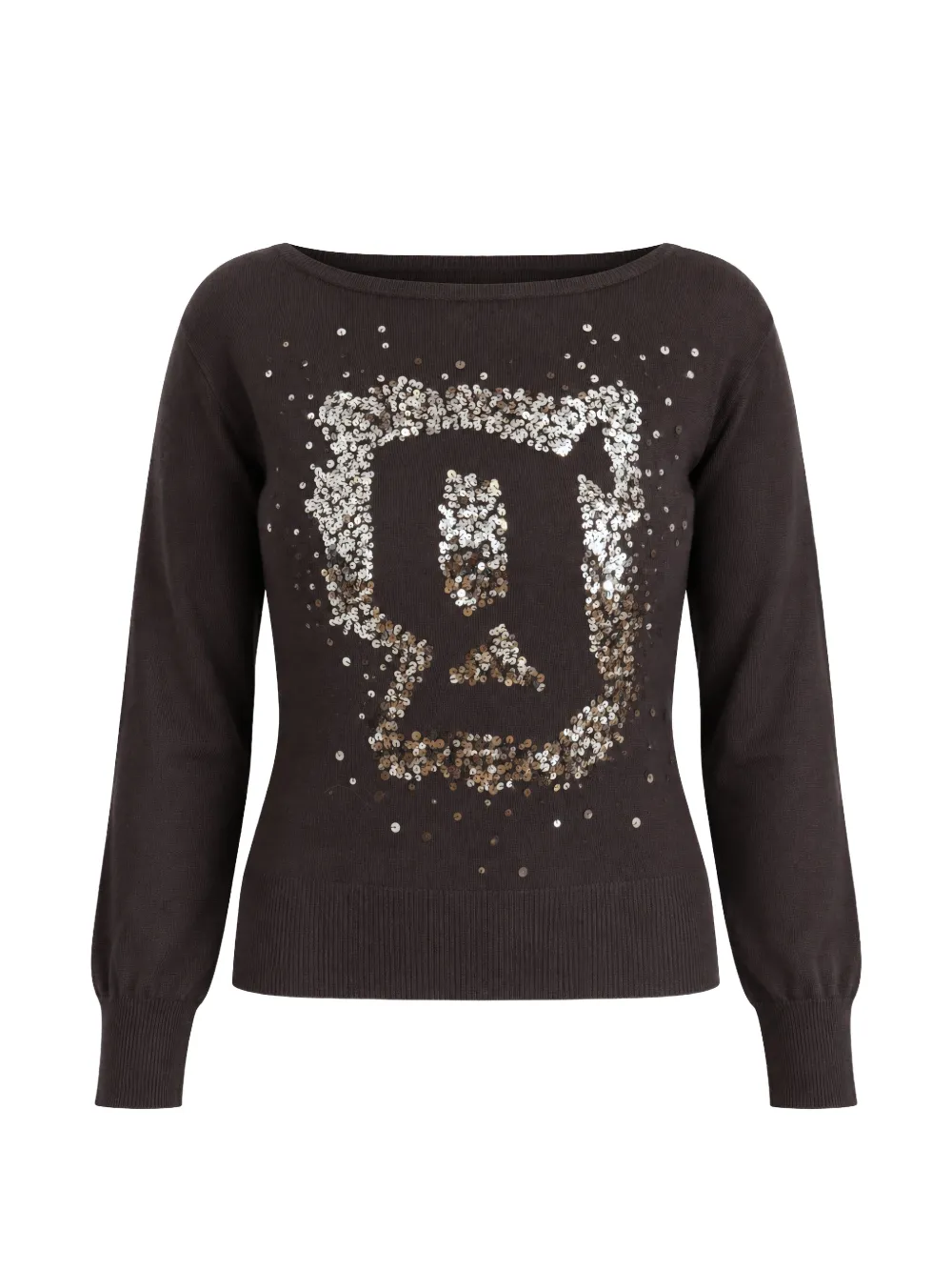 John Galliano sequin-embellished wool sweater