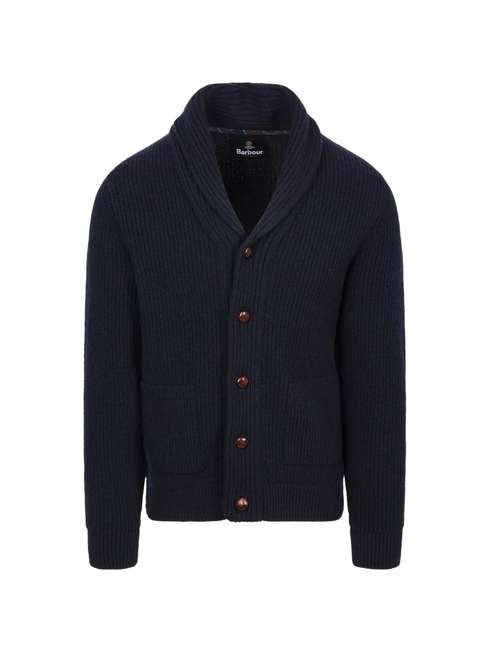 Barbour Hartland elbow-patch cardigan