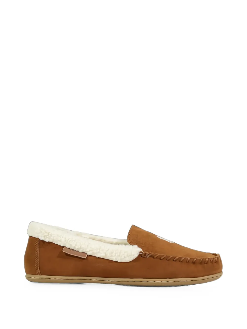 Polo Ralph Lauren shearling-trim whipstitch loafers