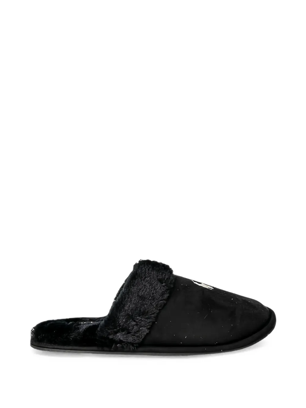Polo Ralph Lauren faux-fur trim slippers