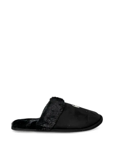 Polo Ralph Lauren faux-fur trim slippers