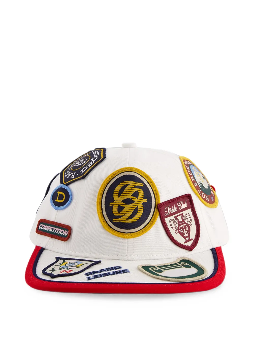 Drôle De Monsieur La Casquette Racing appliqué-detail baseball cap