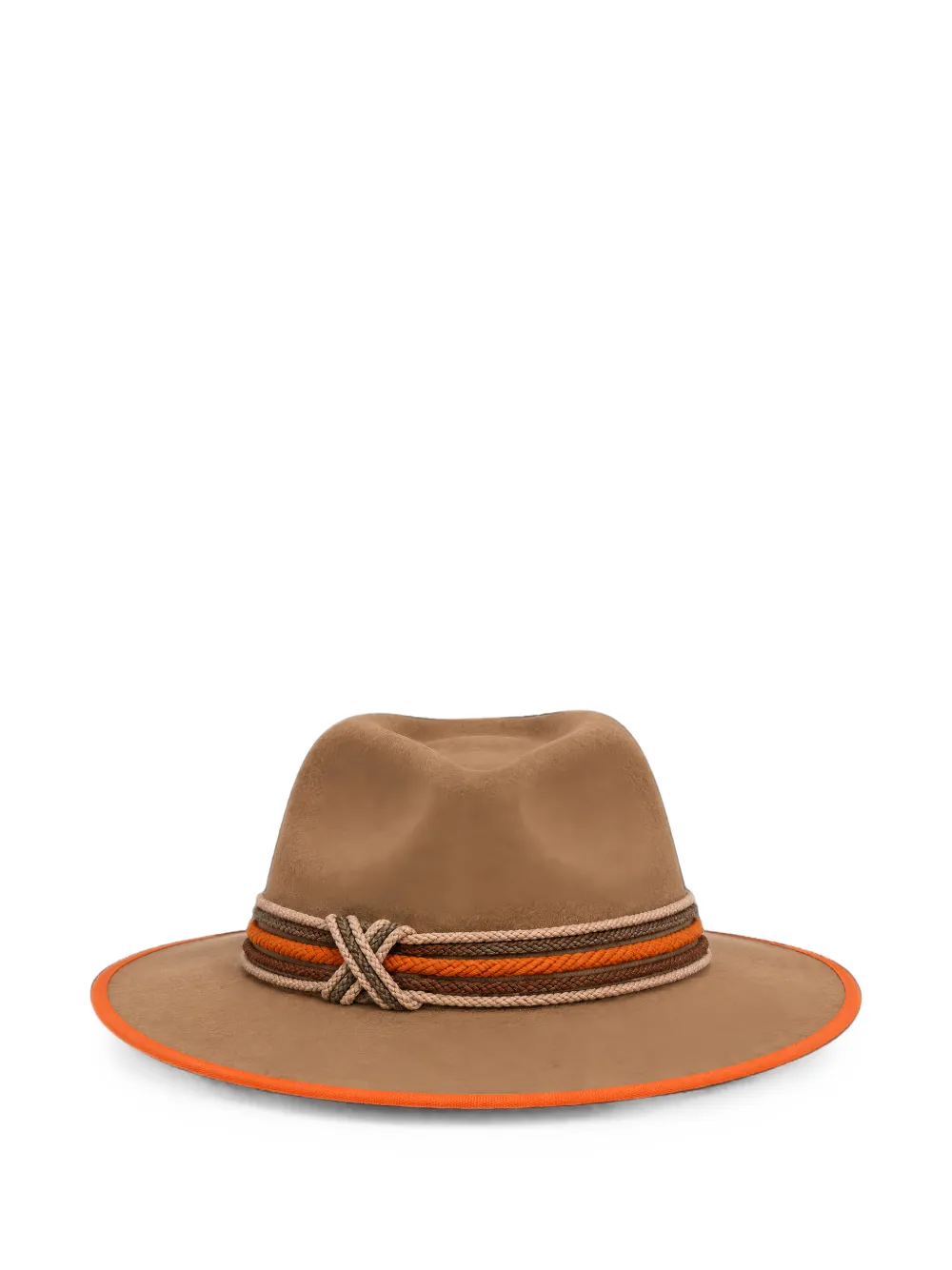 ALEXIA ÁLVAREZ DE TOLEDO Fedora rope-trim hat