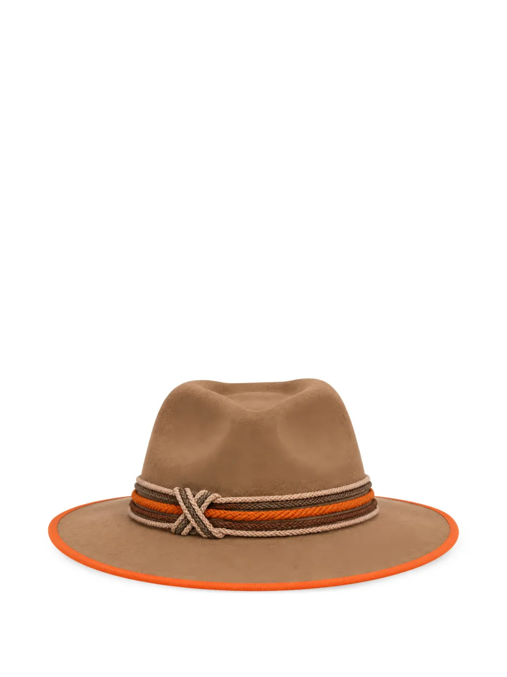 ALEXIA ÁLVAREZ DE TOLEDO Fedora rope-trim hat