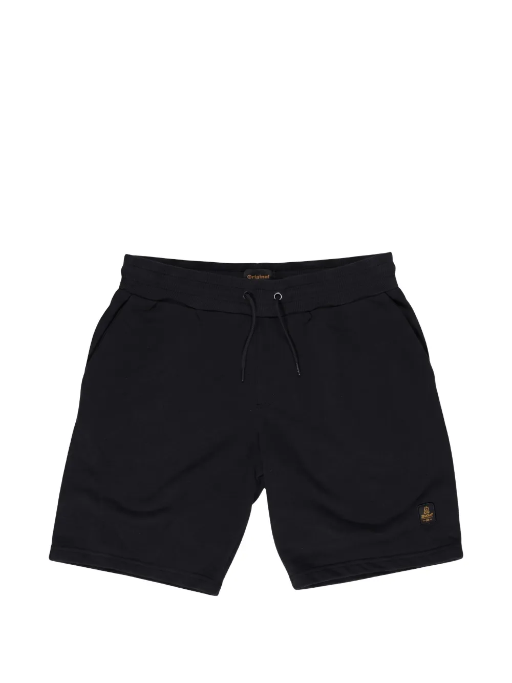 Refrigiwear Logo-patch Drawstring Shorts In Black