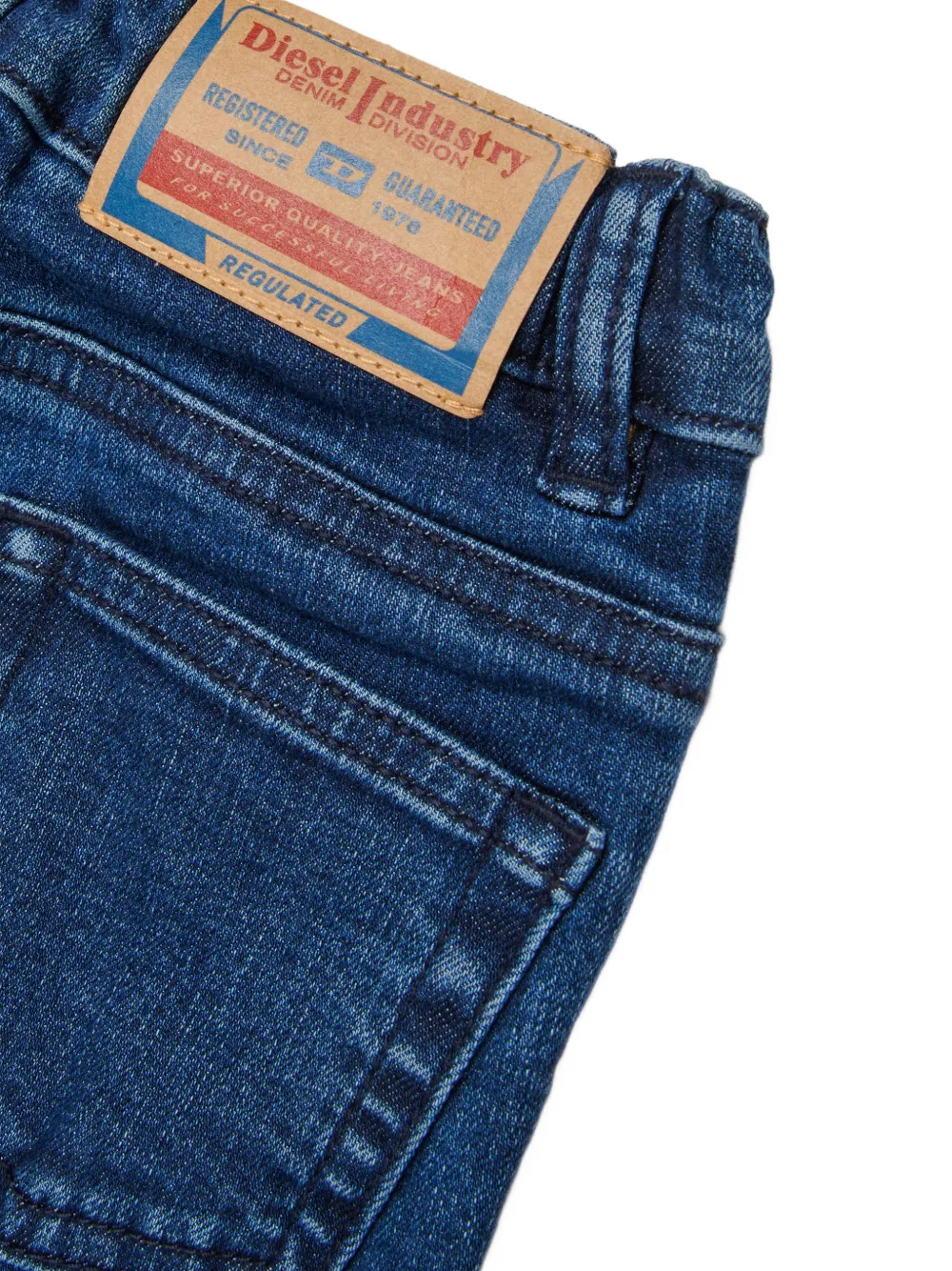 Diesel Kids Straight jeans Blauw