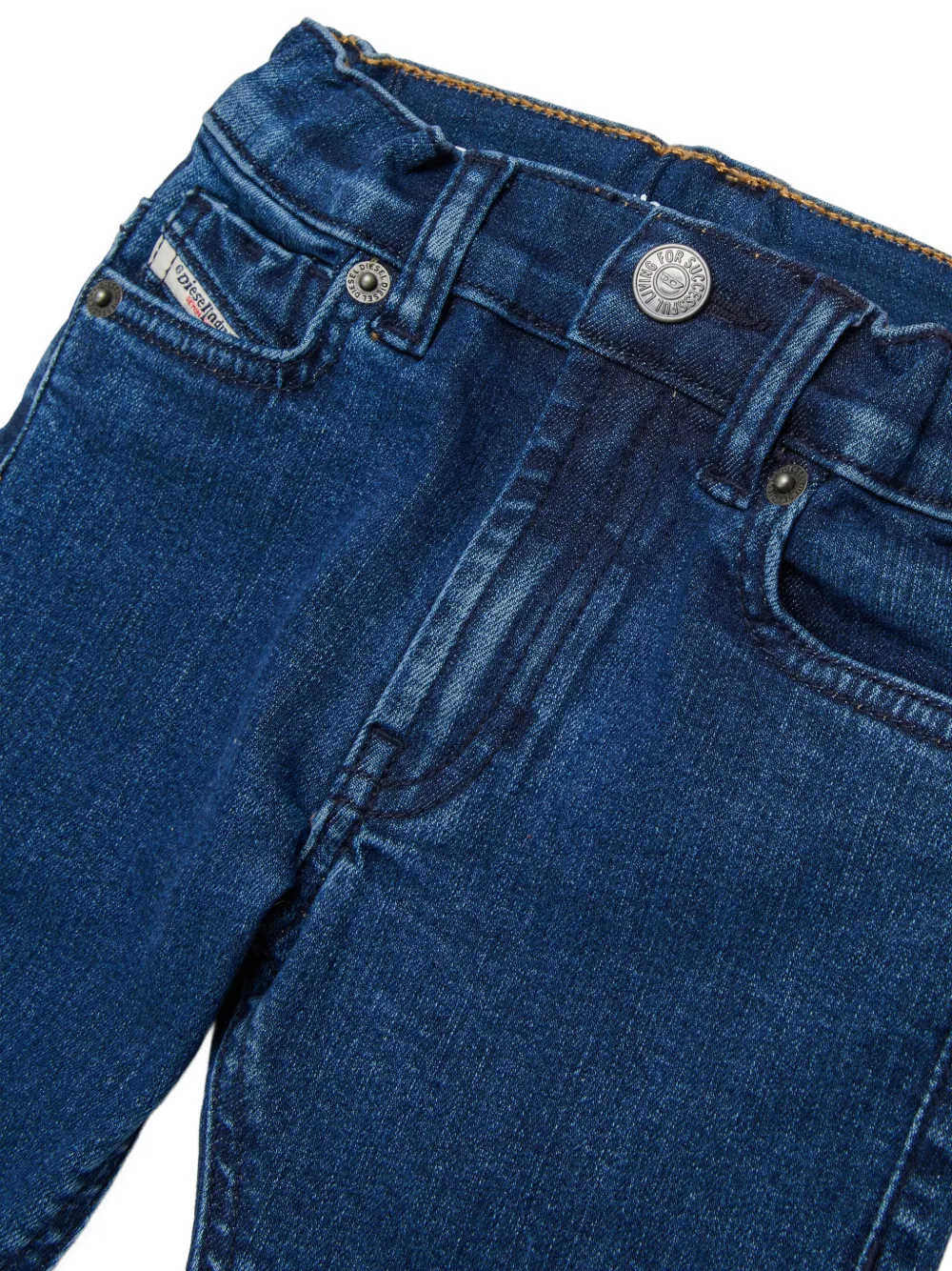 Diesel Kids Straight jeans Blauw
