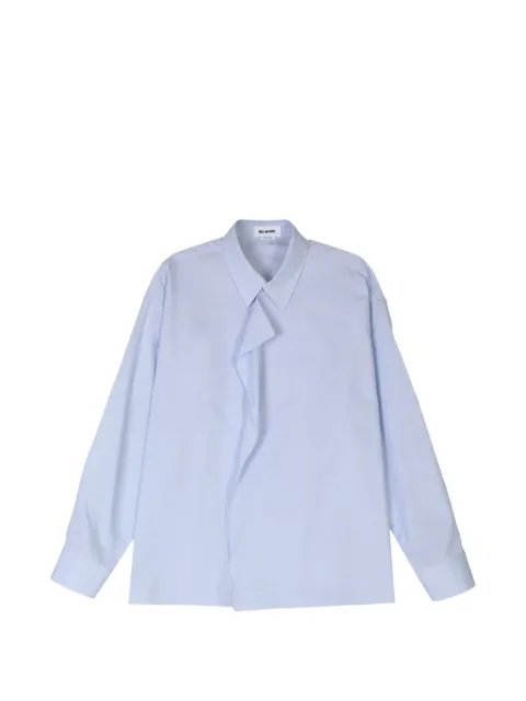 Hed Mayner ruffled-trim long-sleeve shirt