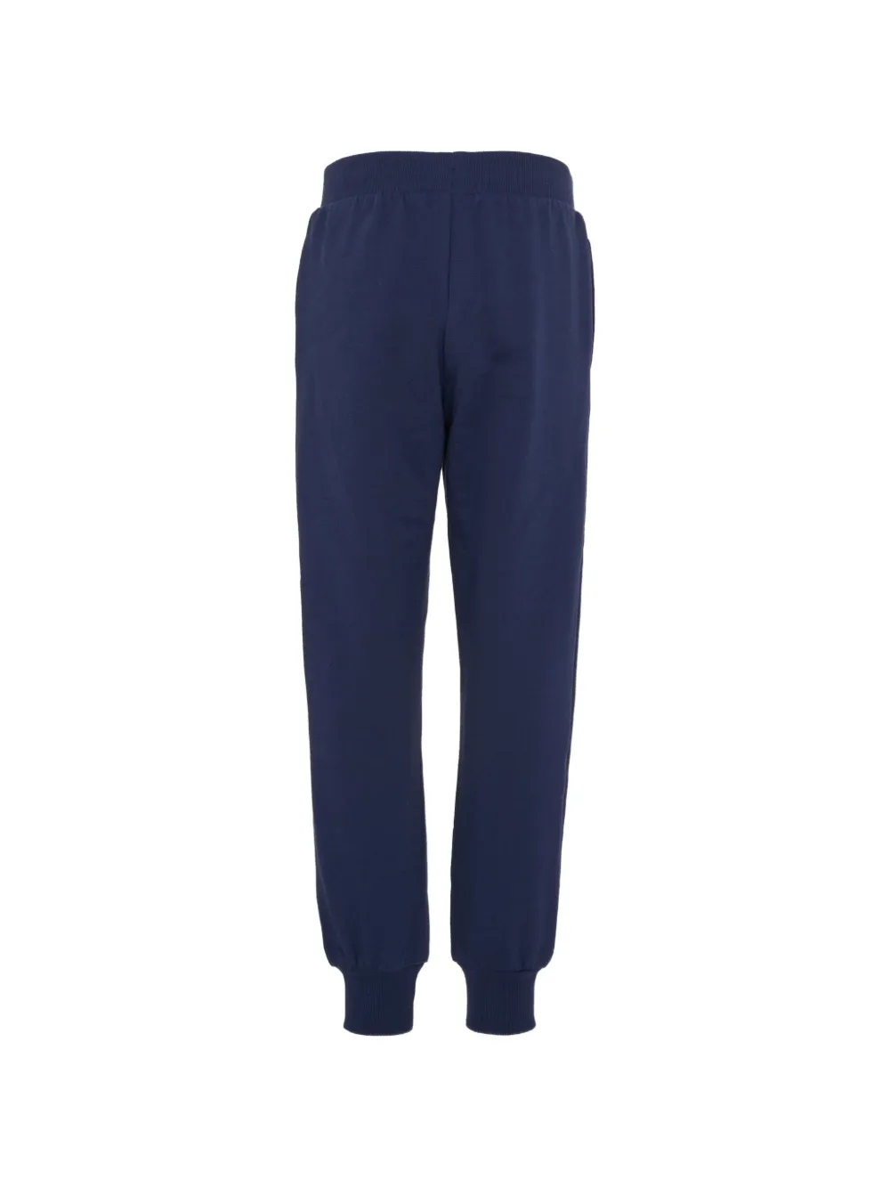 Moschino Kids Trainingsbroek met logoprint Blauw