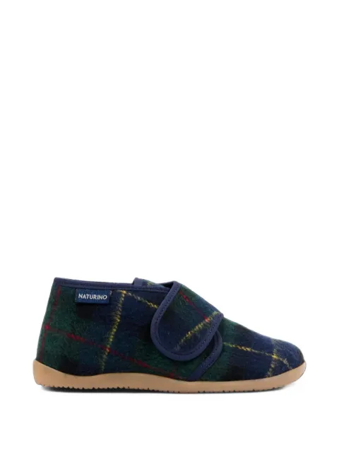 NATURINO check-print touch-strap sandals