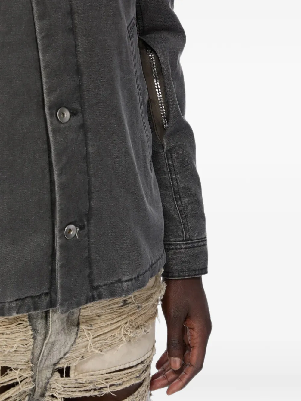 Rick Owens DRKSHDW Brad jacket Grijs