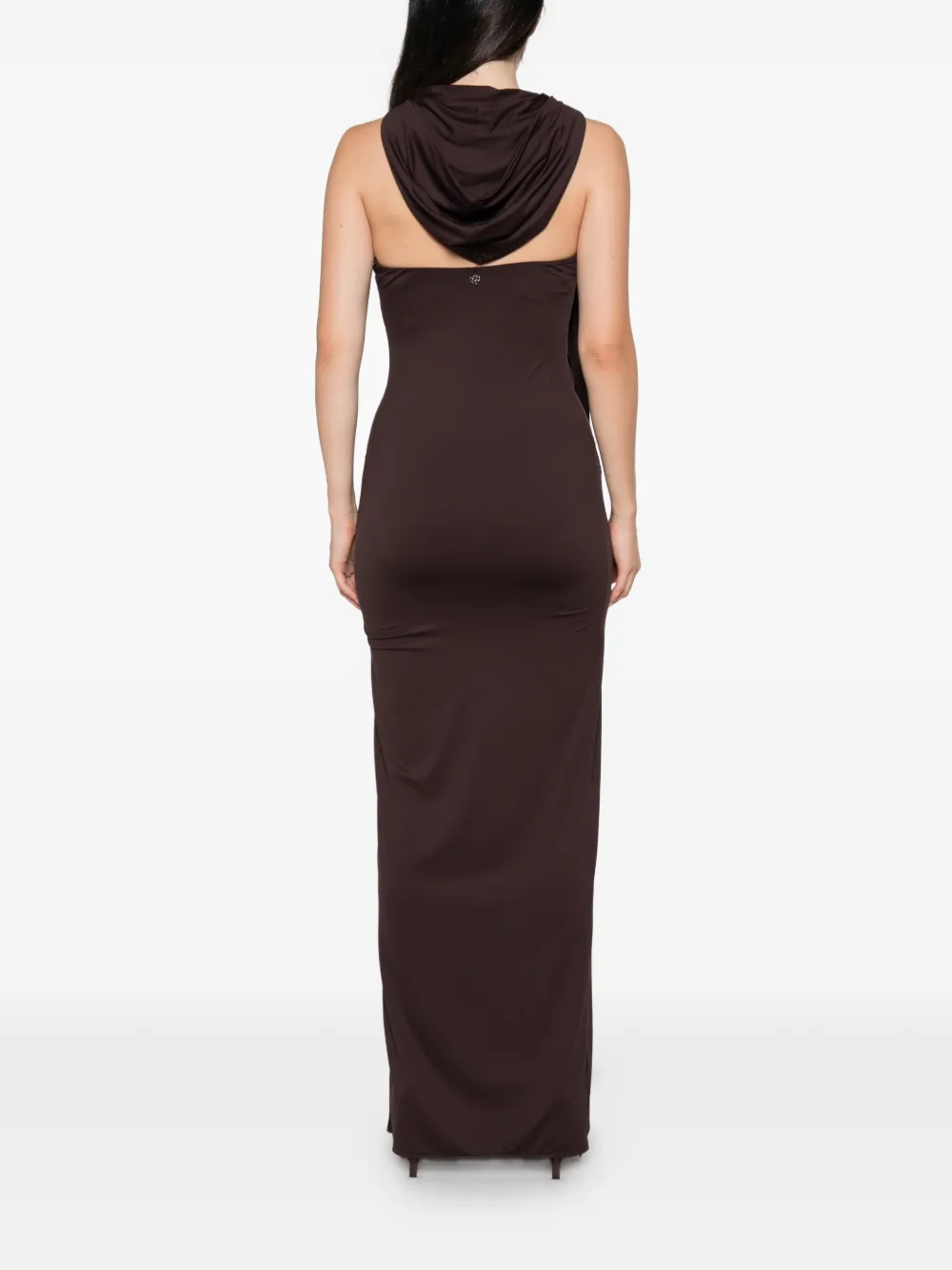 Aniye By Jurk met capuchon en zijsplit Bruin