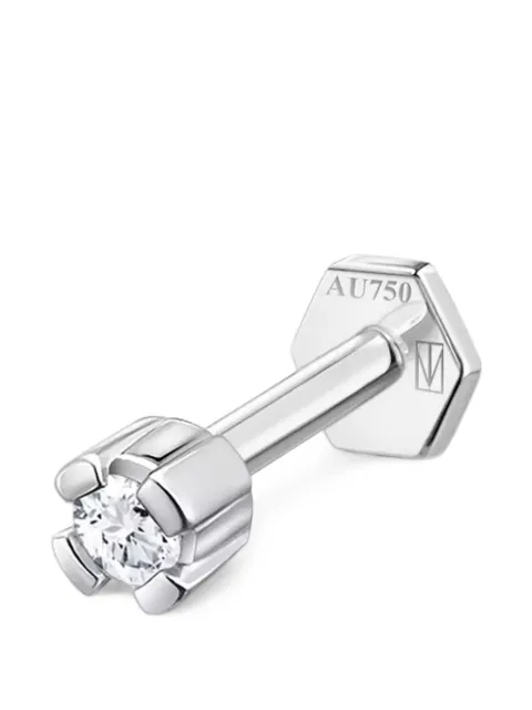 SABOTEUR diamond claw-set earring